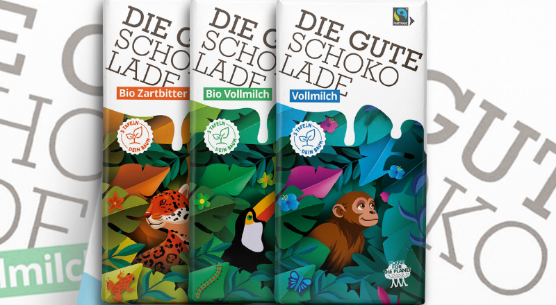 Featured image for “„Die Gute Schokolade“ im neuen Design – Plant-for-the-Planet kündigt Relaunch an”