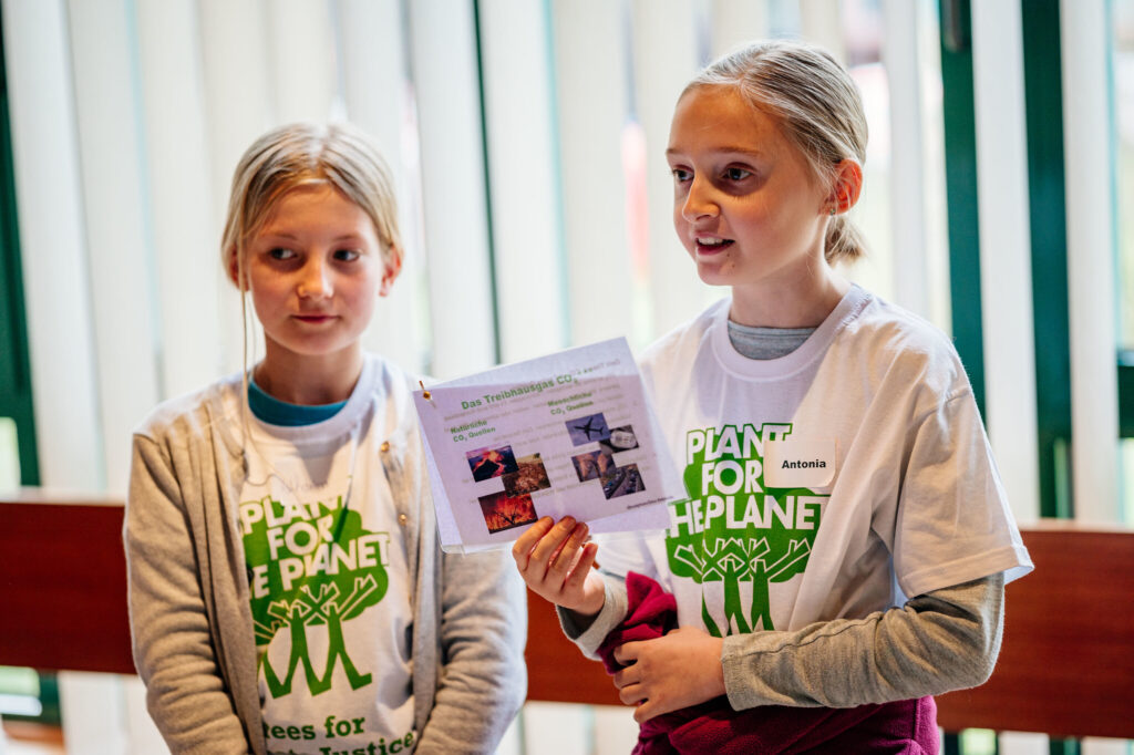 Climate Justice Ambassador_Plant-for-the-Planet_ speaking at an Academy