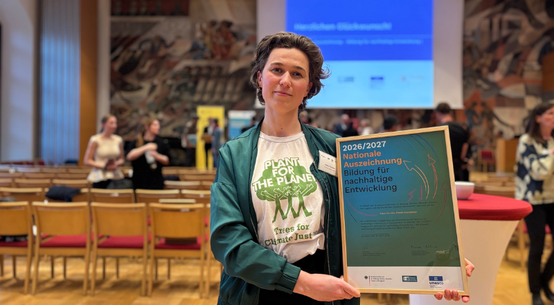 Featured image for “Plant-for-the-Planet Receives UNESCO Award for Climate Education in Germany”