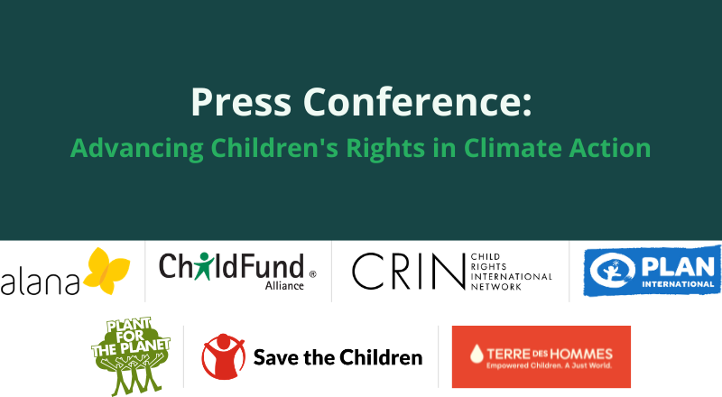 Featured image for “Civil Society Calls on Governments to Put Children’s Rights at the Heart of Climate Action at SB 64”